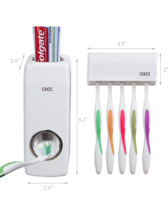 Dispensador Automático de Pasta de Dientes Power Will con Soporte 2