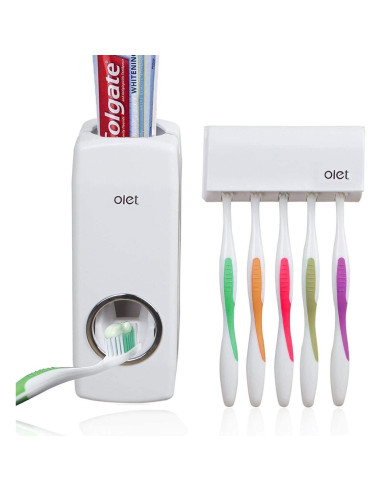 Dispensador Automático de Pasta de Dientes Power Will con Soporte