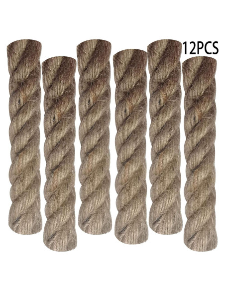 Cuerda de Yesca Natural Aipuya para Iniciar Fuego - 12 Unidades