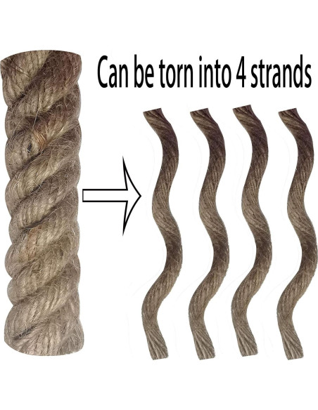 Cuerda de Yesca Natural Aipuya para Iniciar Fuego - 12 Unidades