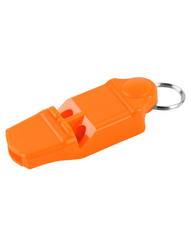 Silbato de Seguridad Coghlans 100 dB Naranja Brillante con Lanyard