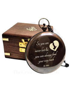 Brújula de Sol Vintage de Bronce Hecha a Mano TheCraftHouse