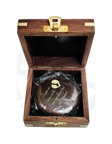 Brújula de Sol Vintage de Bronce Hecha a Mano TheCraftHouse