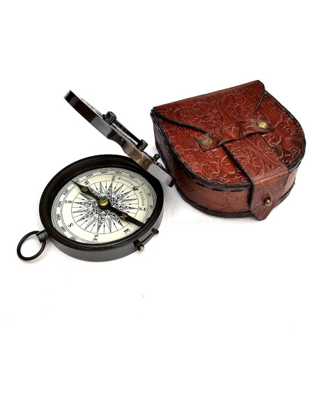 Brújula Náutica de Bronce Marine Collection Mart 7.62 cm