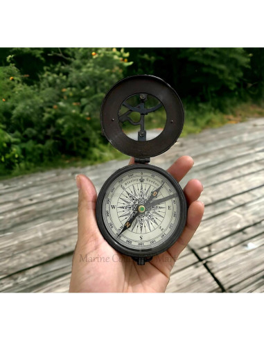 Brújula Náutica de Bronce Marine Collection Mart 7.62 cm