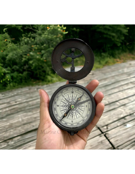 Brújula Náutica de Bronce Marine Collection Mart 7.62 cm