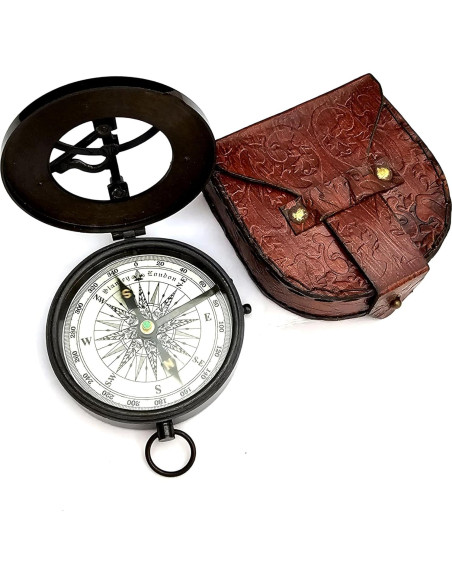 Brújula Náutica de Bronce Marine Collection Mart 7.62 cm