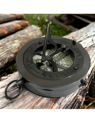 Brújula Náutica de Bronce Marine Collection Mart 7.62 cm