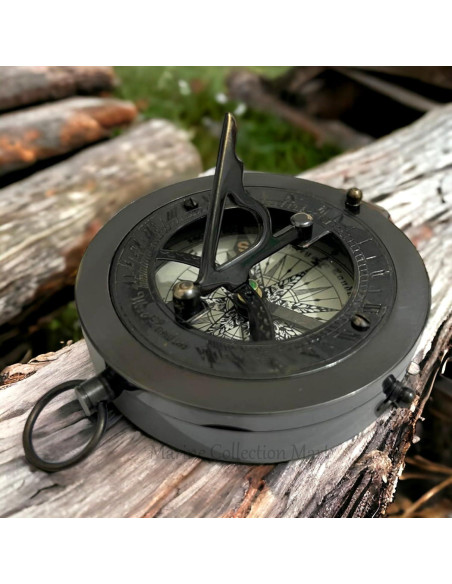 Brújula Náutica de Bronce Marine Collection Mart 7.62 cm