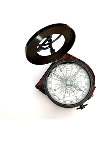 Brújula Náutica de Bronce Marine Collection Mart 7.62 cm
