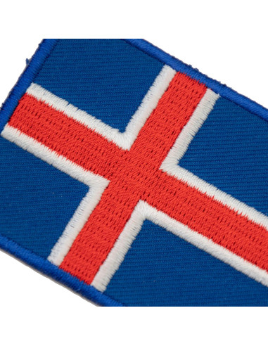 Kit Parche y Pin Bandera Islandia A-ONE - 2 Piezas