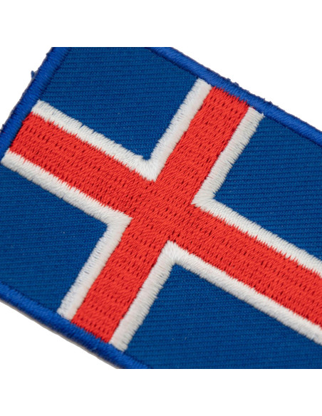 Kit Parche y Pin Bandera Islandia A-ONE - 2 Piezas