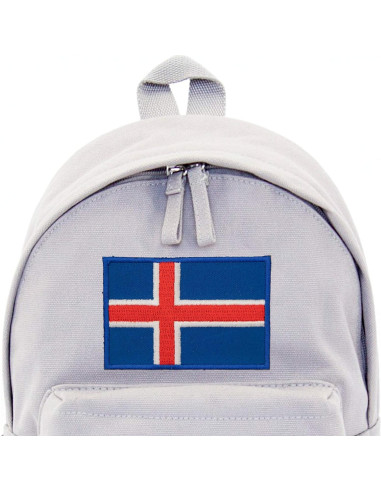 Kit Parche y Pin Bandera Islandia A-ONE - 2 Piezas