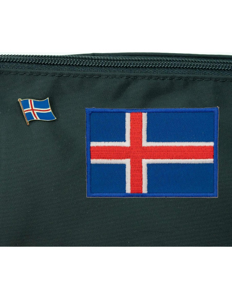 Kit Parche y Pin Bandera Islandia A-ONE - 2 Piezas