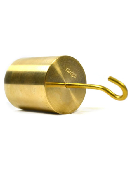 Pesa Individual con Gancho EISCO Latón 1000g 5.08cm