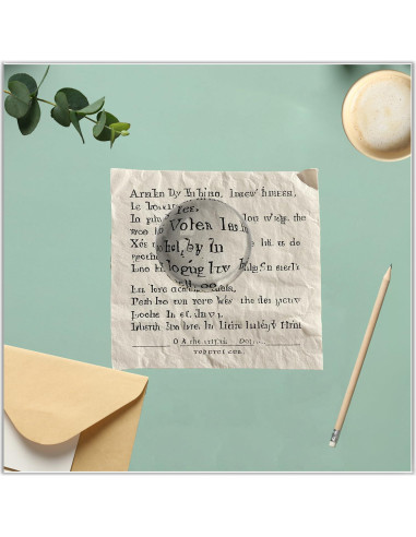 Sujetapapeles de Cristal Bluwtpoclan 4 Pcs 4.8 cm Aumentadores