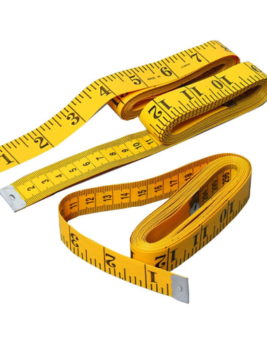 Cinta Métrica BSLINO 3pcs 300cm Fibra de Vidrio Doble Escala