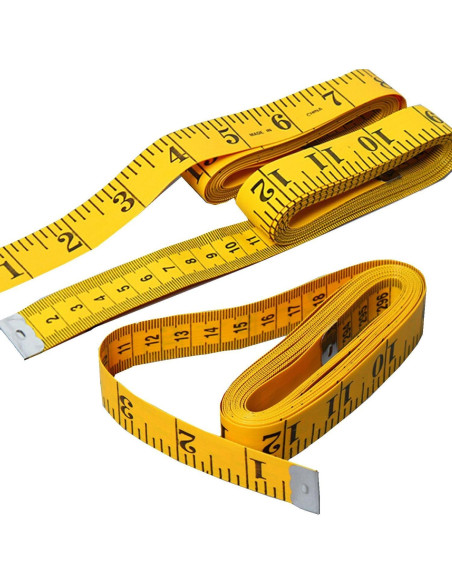 Cinta Métrica BSLINO 3pcs 300cm Fibra de Vidrio Doble Escala