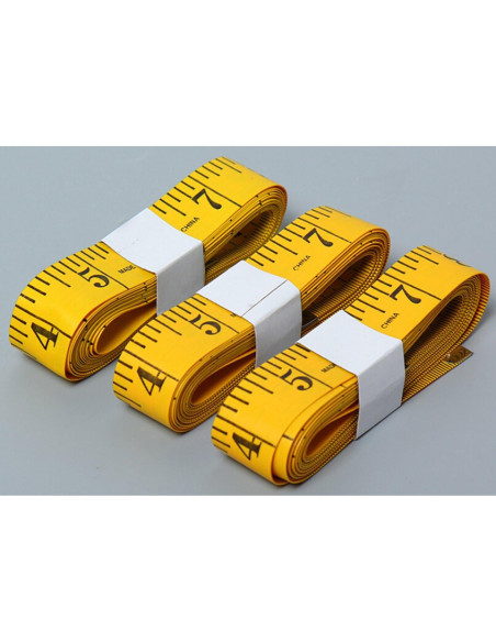 Cinta Métrica BSLINO 3pcs 300cm Fibra de Vidrio Doble Escala