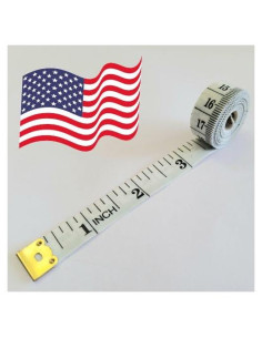 Cinta Métrica Corporal BODZ Ultra Flexible 150cm Doble Escala