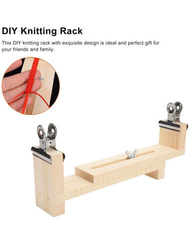 Telar de Tejer de Madera Kuuleyn Ajustable 23-36 cm DIY