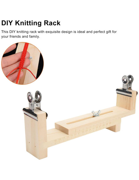 Telar de Tejer de Madera Kuuleyn Ajustable 23-36 cm DIY