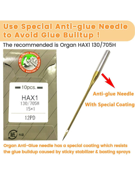 Estabilizador de Bordado Autoadhesivo New Brothread 30.48x27.43m