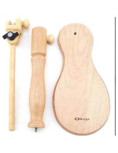 Soporte de Bordado Ajustable NURGE 190-1 Madera Natural