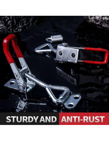 6 Abrazaderas de Palanca Toggle Vicuna R 4001 Ajustables 150kg