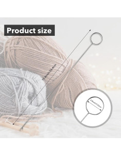 Gancho de Girar Bucle Haikole 26.5 cm Acero Inoxidable 5 Piezas 2