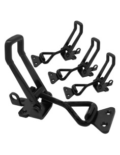 4 Pestillos de Palanca Ajustables EVANCENT 1320lbs Metal Negro