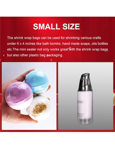 400 Bolsas de Envoltura Retráctil 10x15 cm PVC CANWUPON