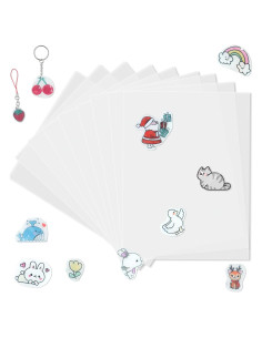 BAPHILE Hojas de Plástico Retráctil 25 Piezas 28.9x20.3 cm