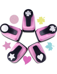 Troqueladora de Manualidades dooipoo 5 Piezas 2.54cm 2