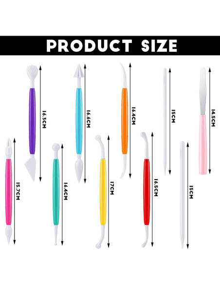 Kit de Herramientas de Escultura de Arcilla Outus - 10 Piezas