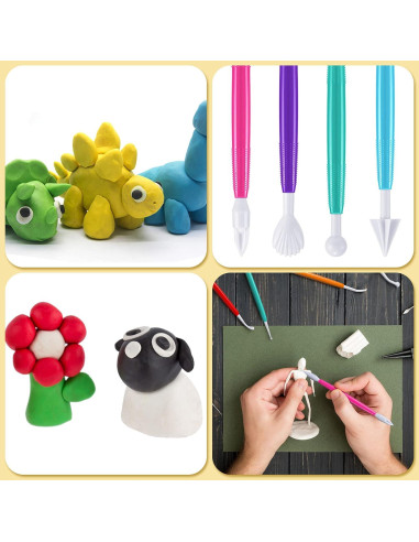 Kit de Herramientas de Escultura de Arcilla Outus - 10 Piezas