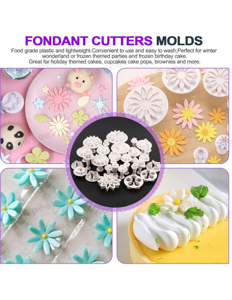 Kit de Herramientas de Pastelería Swpeet 122Pcs Verde