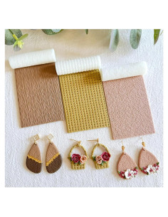 Rodillo de Textura de Arcilla Polimérica Keoker - 3 Tamaños