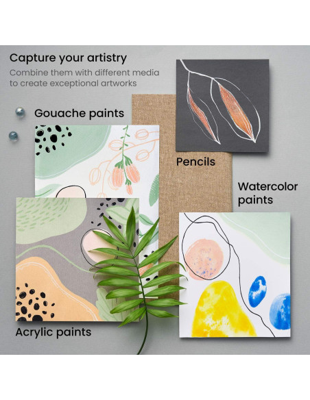 Set de 12 Marcadores Acrílicos Blancos ARTEZA para Manualidades Set de 12 Marcadores Acrílicos Blancos ARTEZA para Manualidades