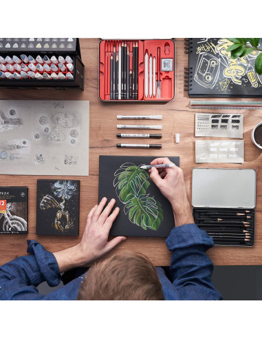 Set de 12 Marcadores Acrílicos Blancos ARTEZA para Manualidades