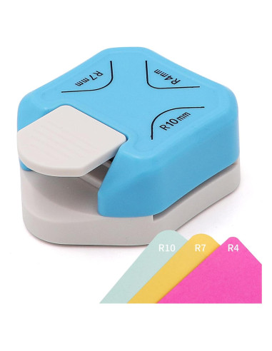 Troquelador de esquinas 3 en 1 Jeemiter 4mm 7mm 10mm