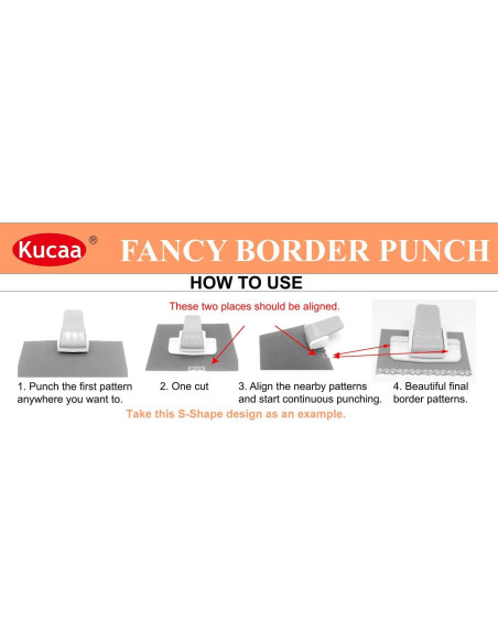 Troquelador de Bordes Kucaa Flor de Jazmín para Scrapbooking