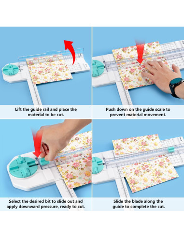 Cortadora de Papel Ecraft 30.48 cm 4 en 1 Manualidades