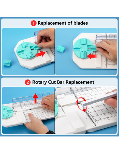 Cortadora de Papel Ecraft 30.48 cm 4 en 1 Manualidades