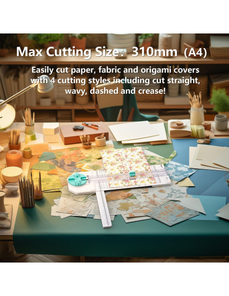 Cortadora de Papel Ecraft 30.48 cm 4 en 1 Manualidades