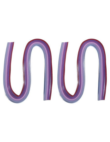 Tiras de Quilling PATIKIL 240pcs Papel 5mm x 53cm Púrpura Tiras de Quilling PATIKIL 240pcs Papel 5mm x 53cm Púrpura