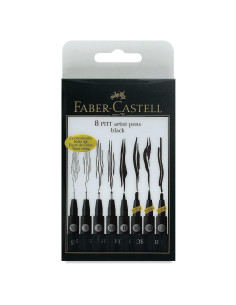 Juego de Plumas Pitt Artist Faber-Castell 8 Puntas Variadas
