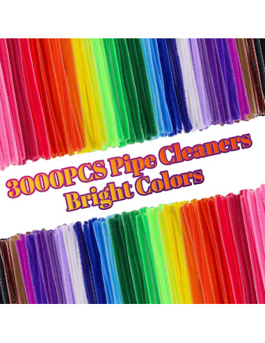 Limpiapipas Caydo 360 Piezas 40 Colores para Manualidades