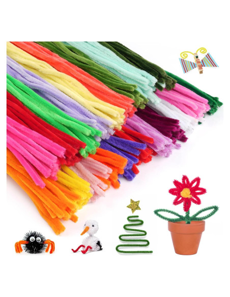 300 Limpiapipas Multicolor Opvixi 30 cm x 6 mm para Manualidades 300 Limpiapipas Multicolor Opvixi 30 cm x 6 mm para Manualidades
