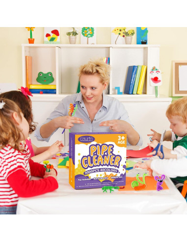 Limpiapipas Caydo 360 Piezas 40 Colores para Manualidades